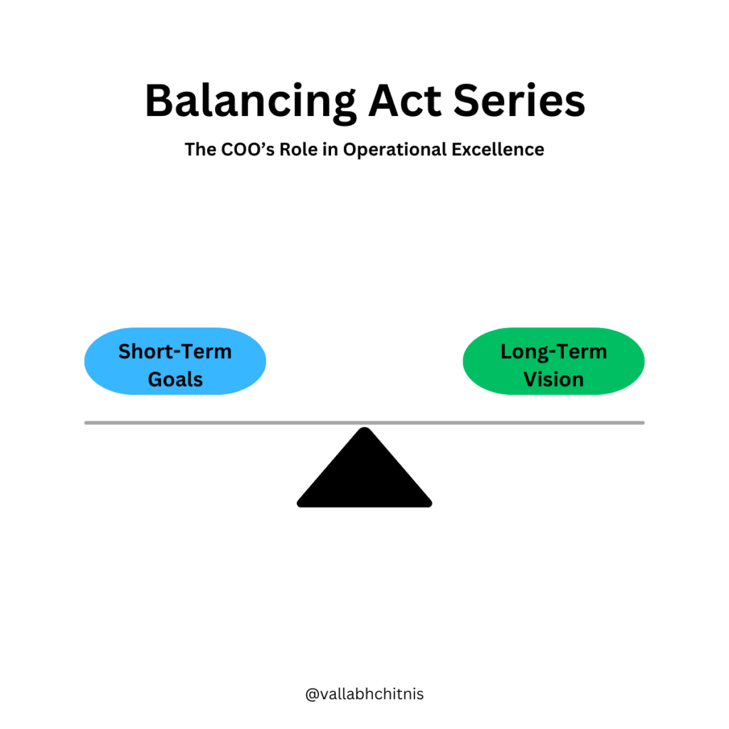 Vallabh Chitnis | COO | Balancing Short Term Goals vs Long Term Vision