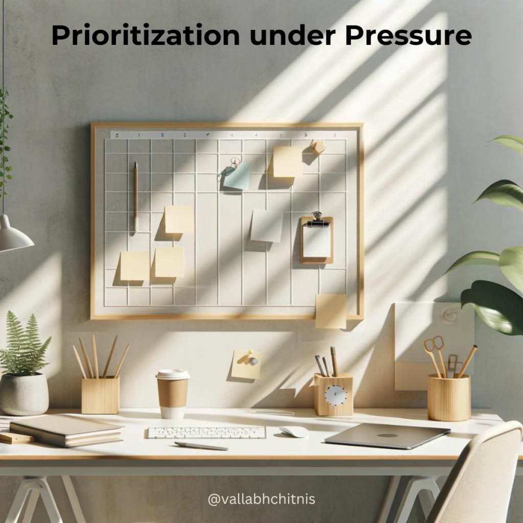 Vallabh Chitnis | Product Management | Prioritization under pressure