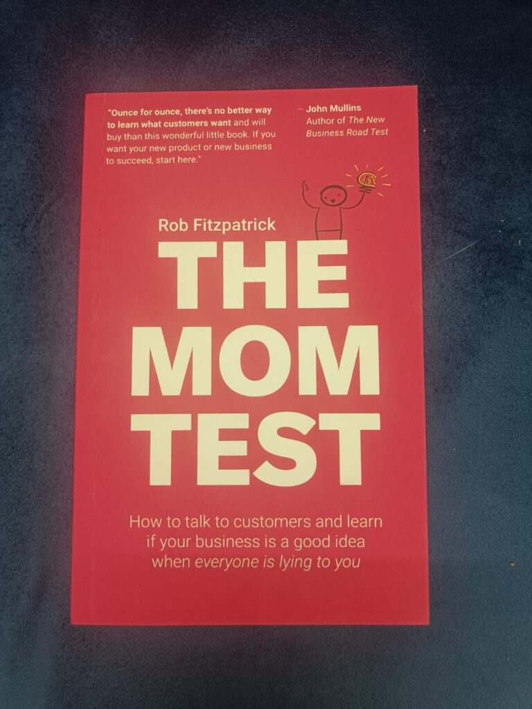 Vallabh Chitnis | Product Management | The Mom Test