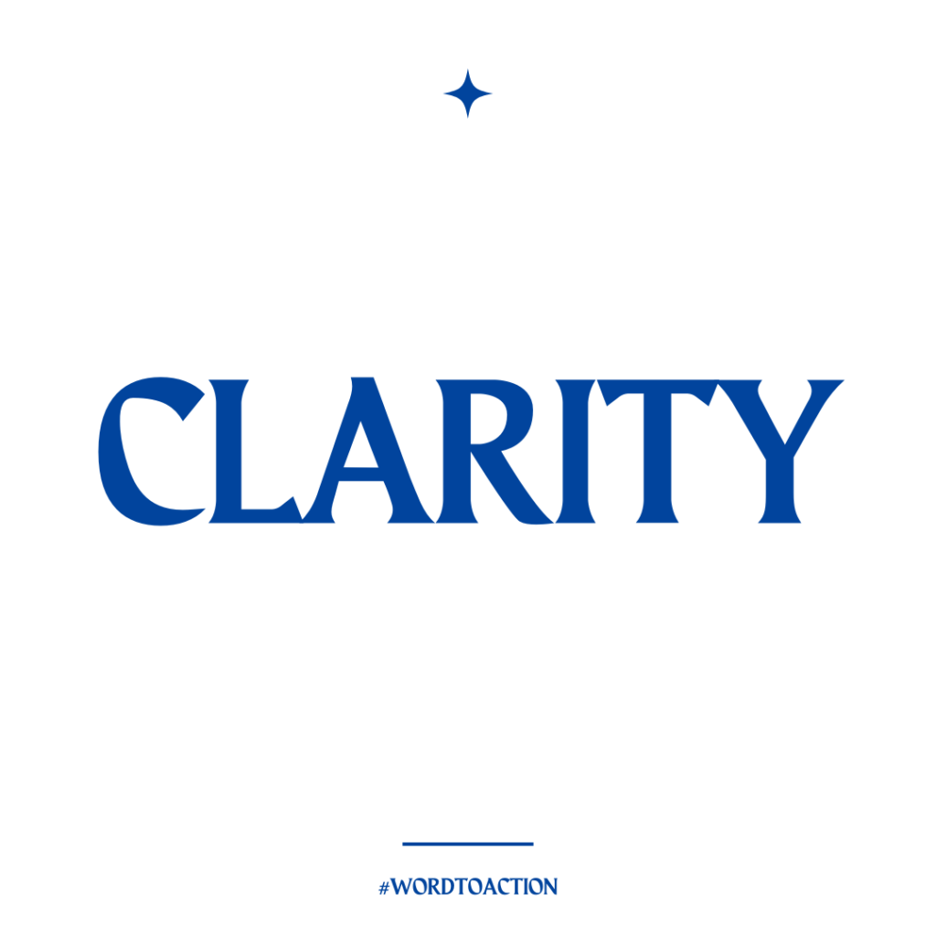 Vallabh Chitnis - Word to Action - Clarity